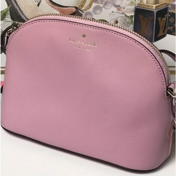 NWT Kate Spade Dome Leather Crossbody Bag- Pink 🌸💕 - Picture 9 of 17